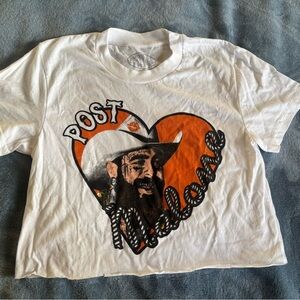 NWOT Post Malone Cropped T-Shirt